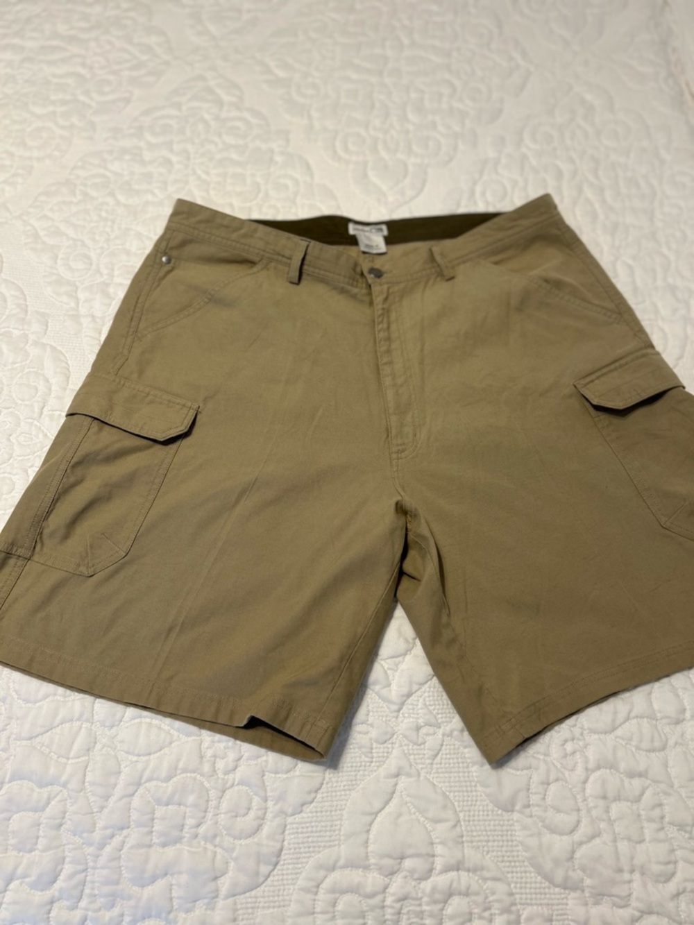 REI Khaki Cargo Gorpcore Mens Shorts
